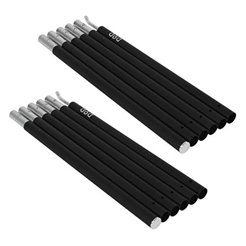 DOD(ディーオーディー) コンパクトタープポール 収納40cm 太さ19mm【ツーリング仕様】MAX約200cm XP1-630-BK